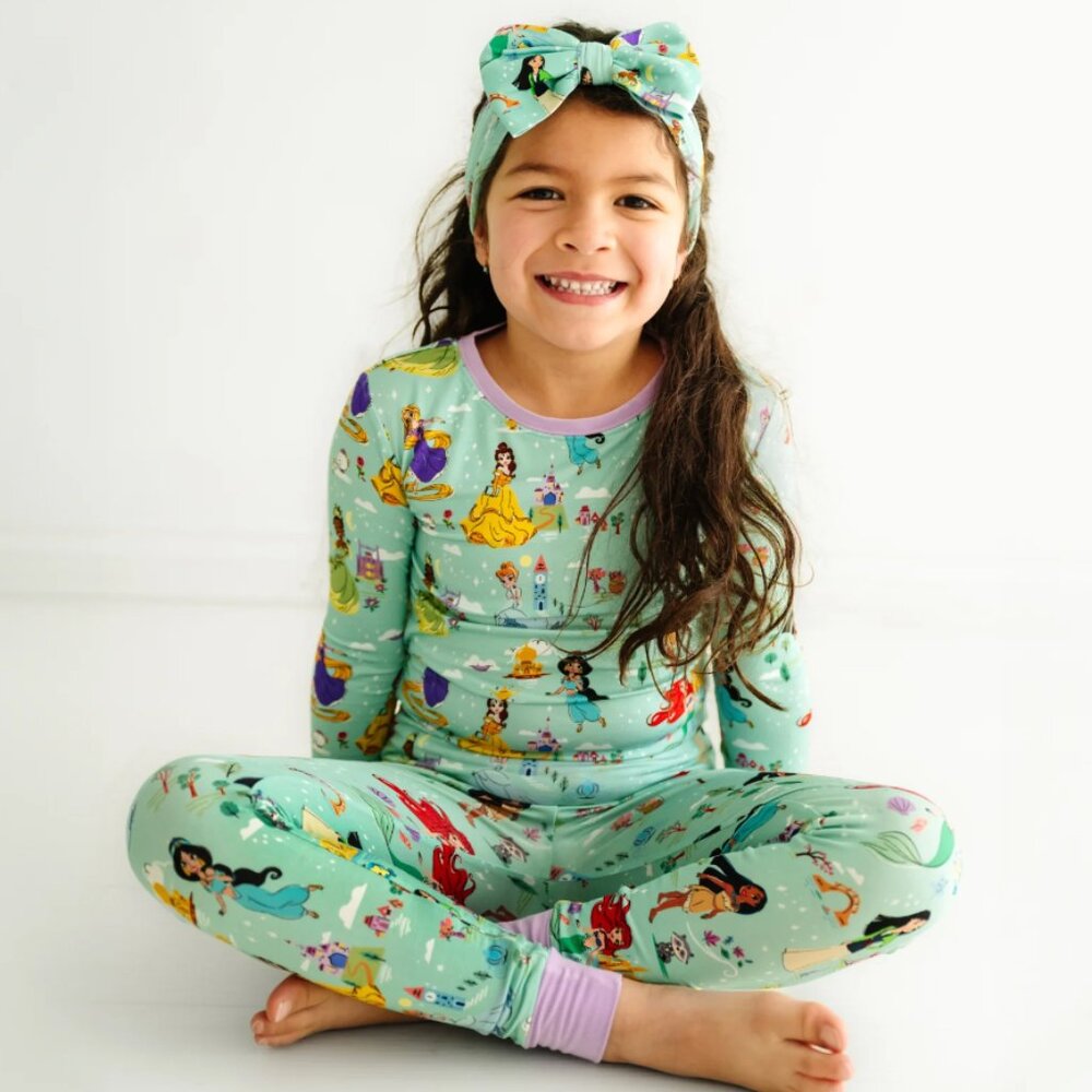 NEW - Little Sleepies Disney Princess Dreams Two Piece PJs 18-24 months 18m 24m - Picture 6 of 6
